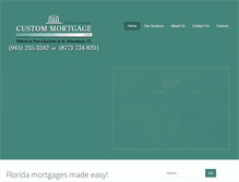 Tablet Screenshot of custom-mortgage.biz